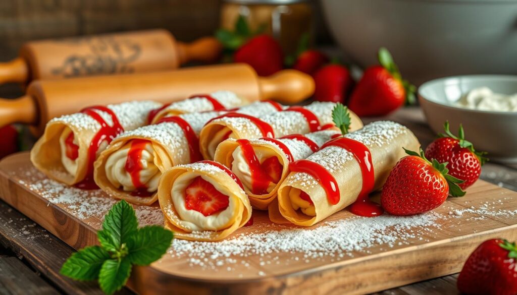 Strawberry Cheesecake Eggroll Ingredients