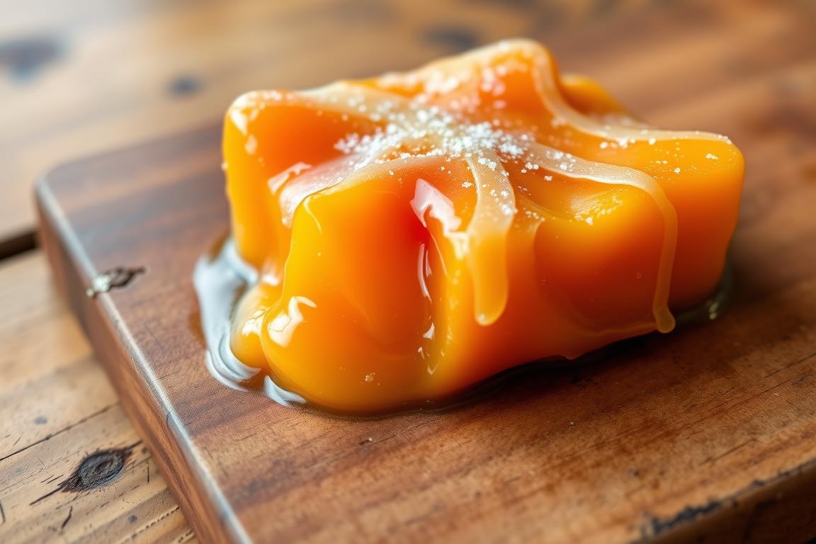 Why is the bottom of my peach cobbler gummy?